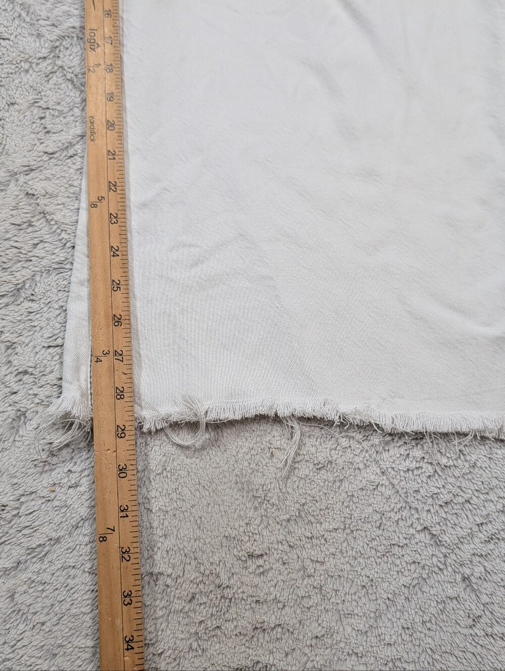 Free People Jeans Womens 30 White Cream Old West Slouchy High Rise Wide Leg - Picture 7 of 10